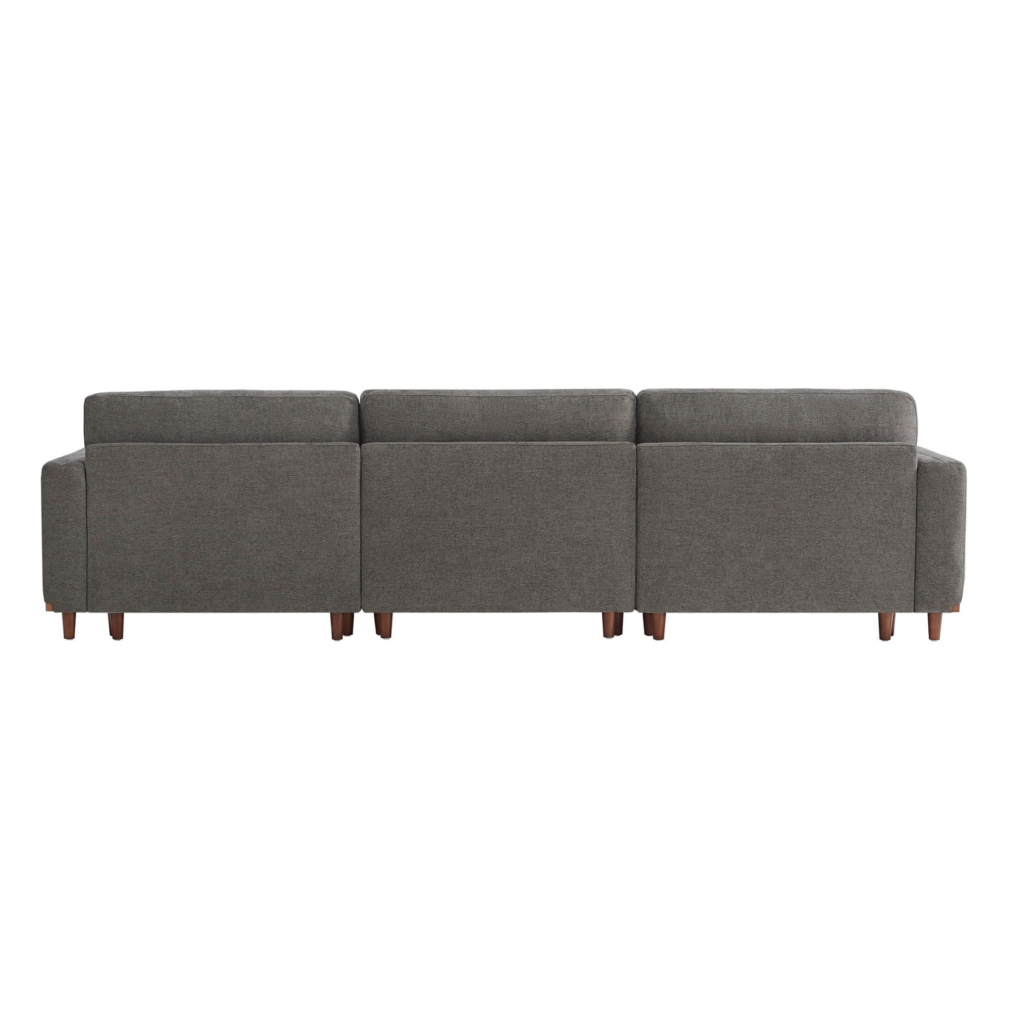 Liam 3-Piece Overstuffed Feather Wood Base Sectional Sofa - Image 46