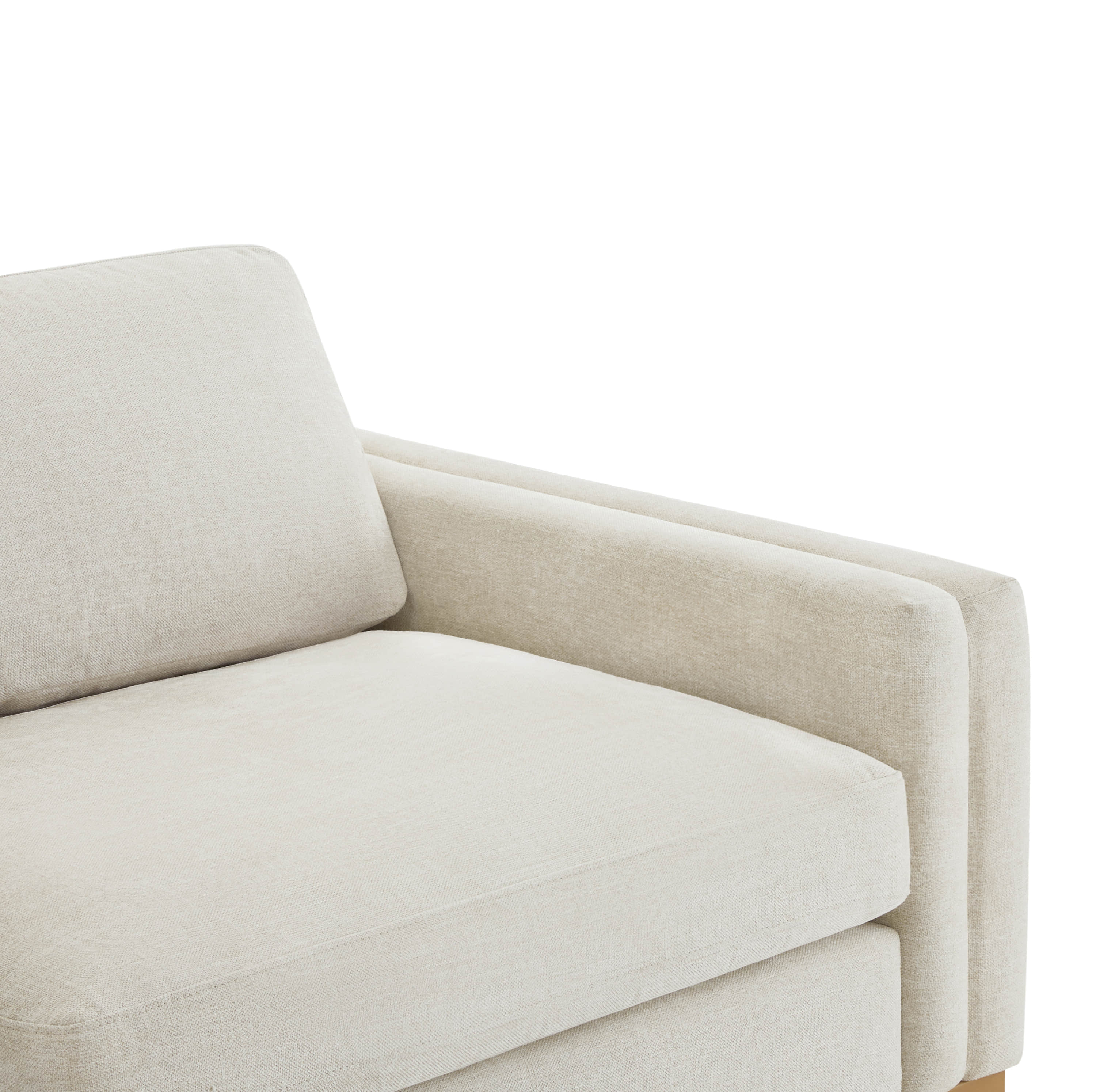 Liam 4-Piece Overstuffed Feather Wood Base Sectional Sofa - Image 18