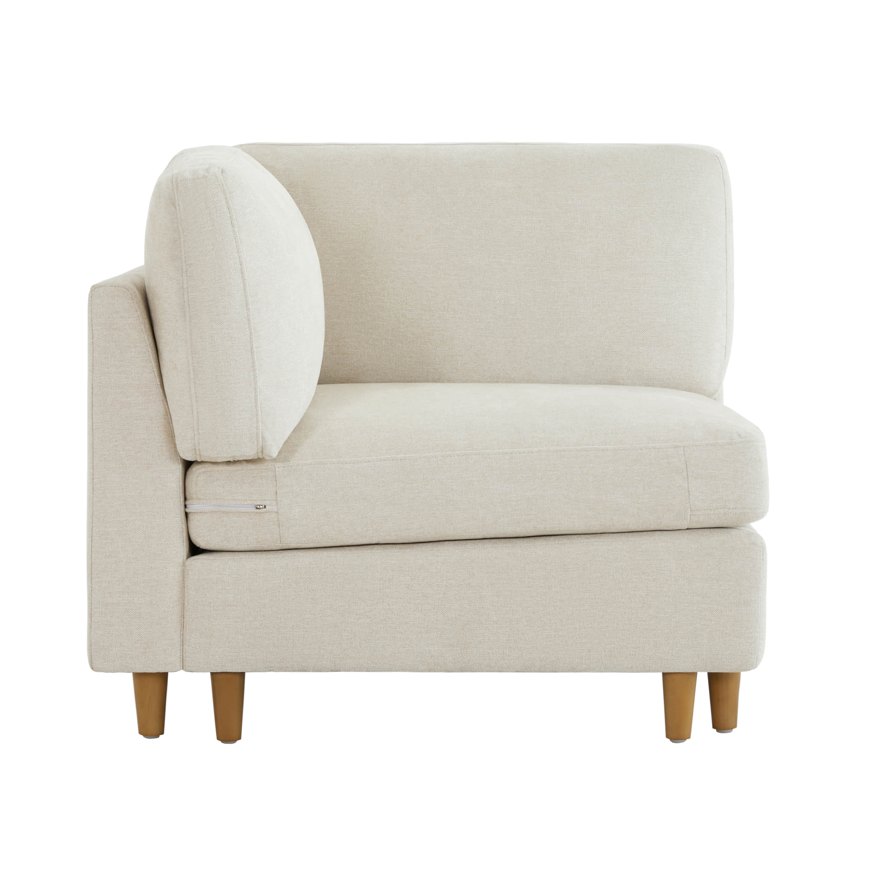 Liam 4-Piece Overstuffed Feather Wood Base Sectional Sofa - Image 30