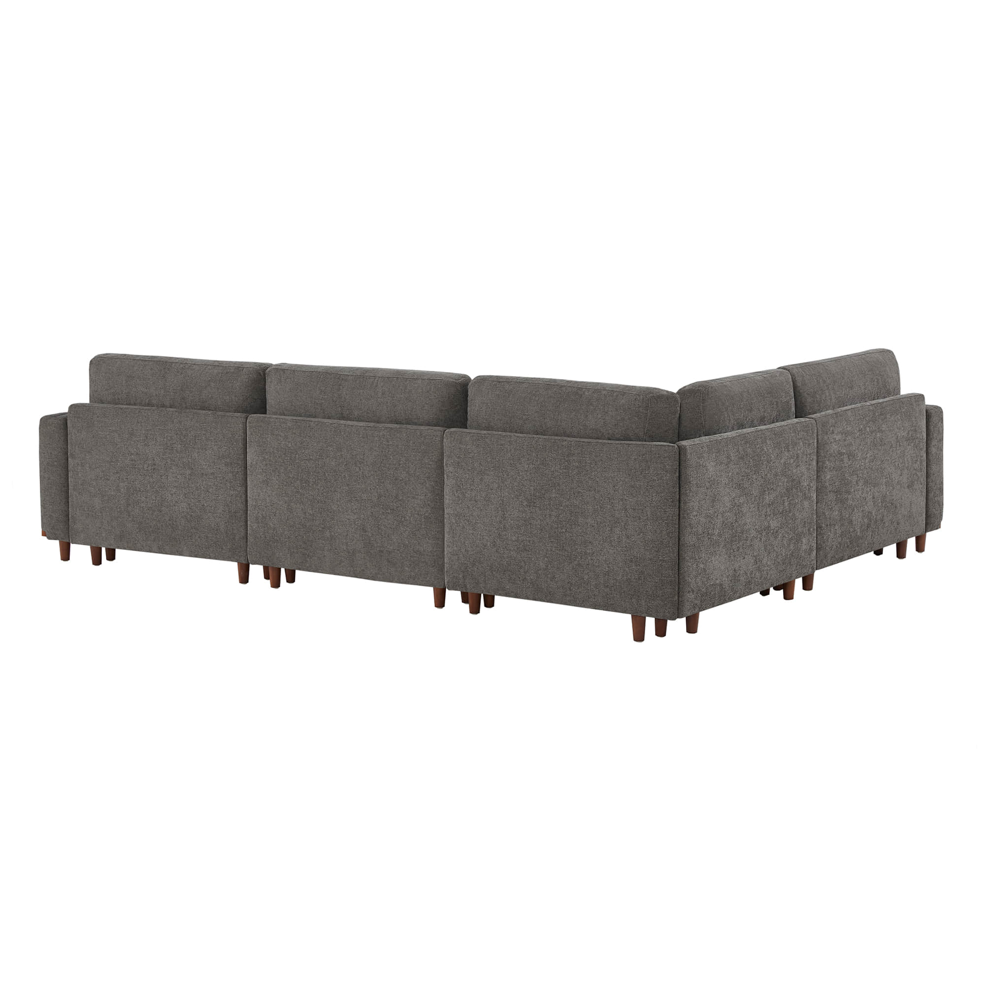 Liam 4-Piece Overstuffed Feather Wood Base Sectional Sofa - Image 68