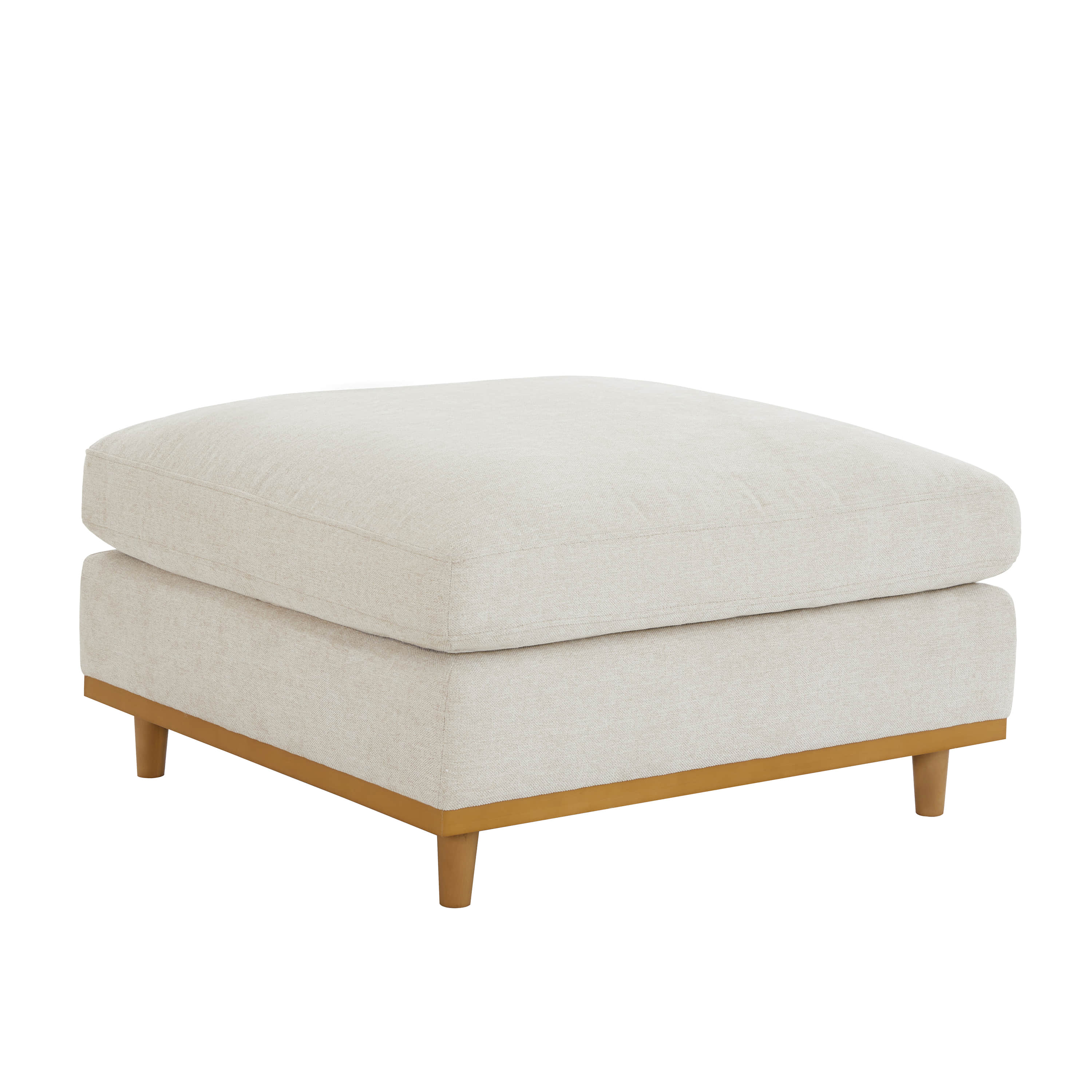 Liam 5-Piece Overstuffed Feather Wood Base Sectional Sofa - Image 17