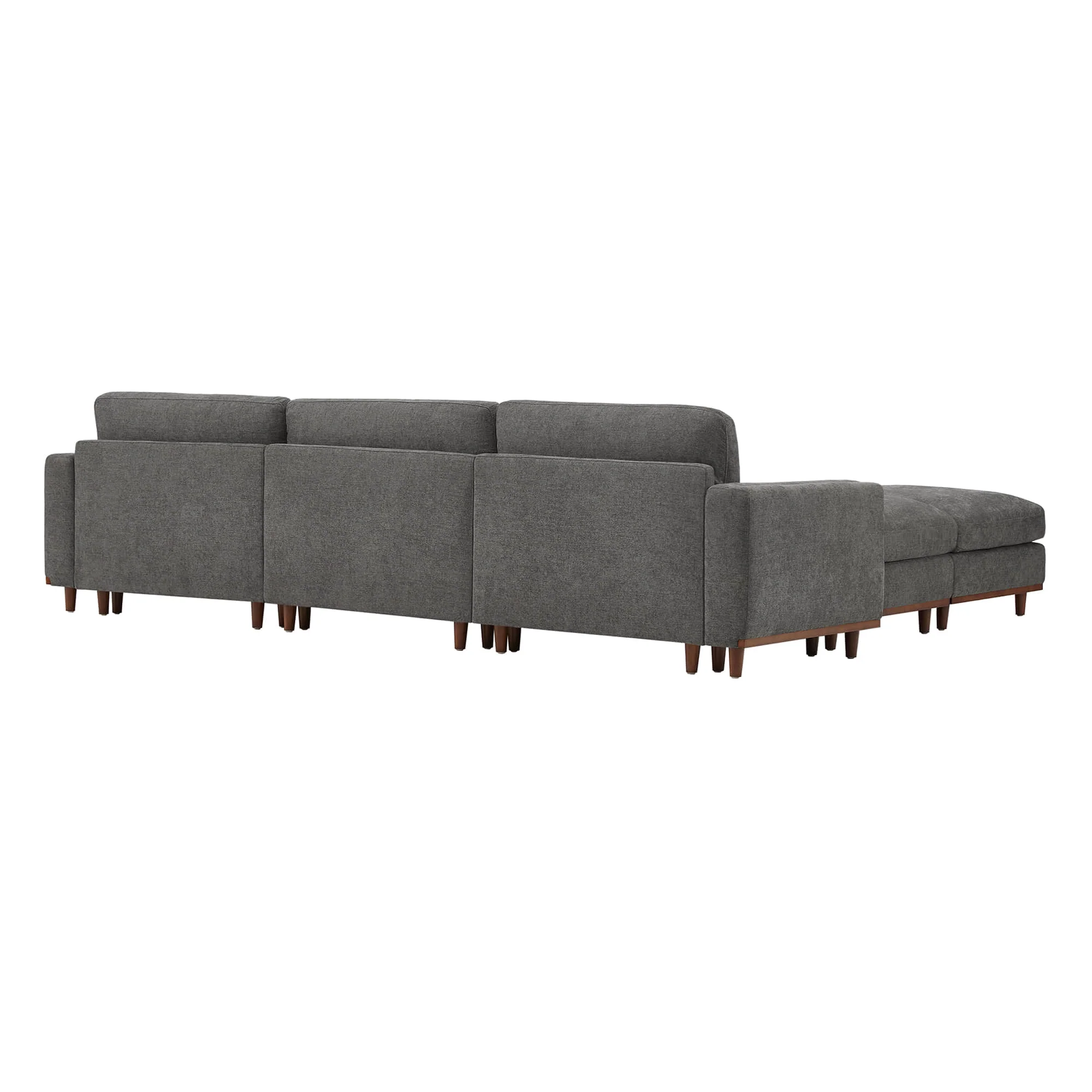 Liam 5-Piece Overstuffed Feather Wood Base Sectional Sofa - Image 51