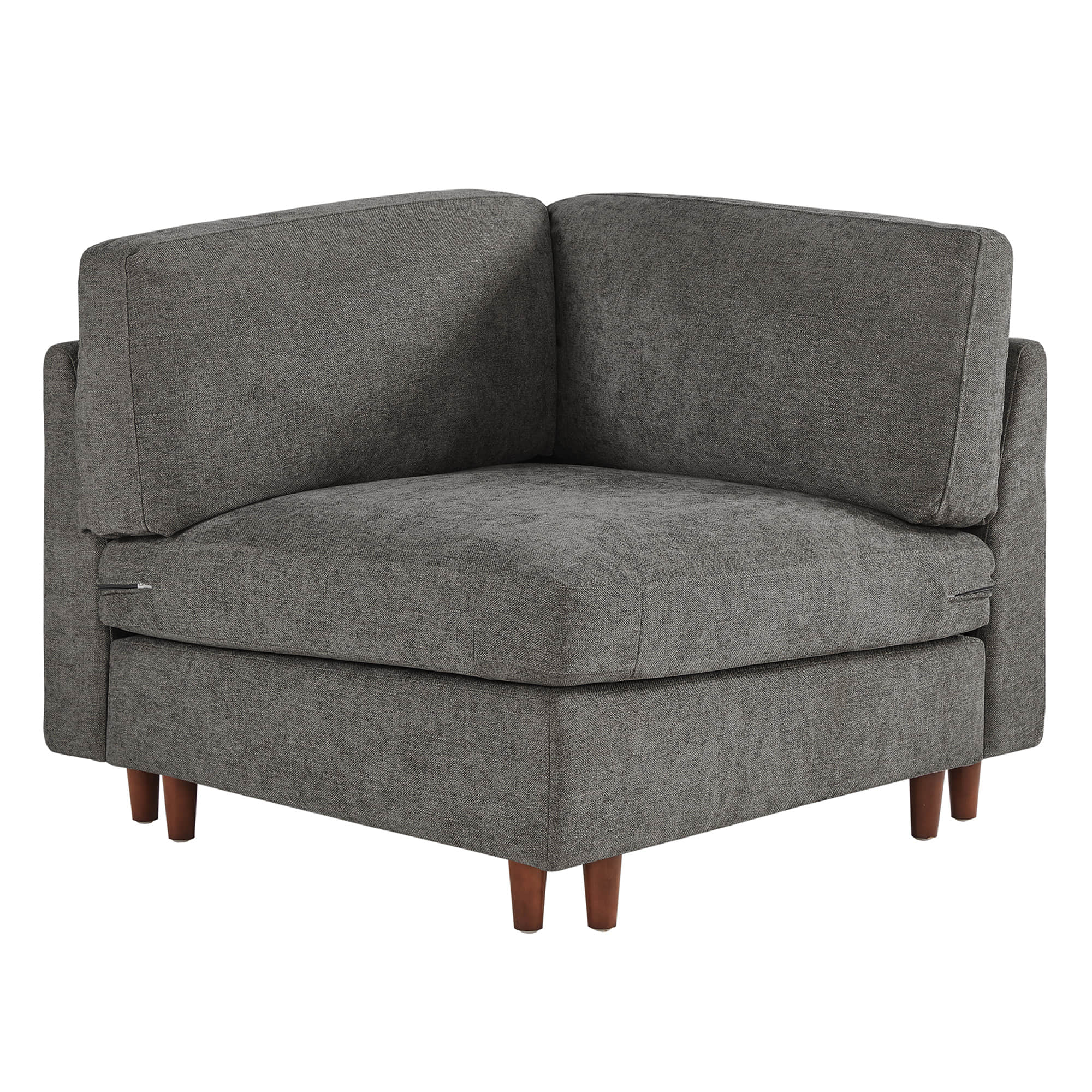 Liam 5-Piece Overstuffed Feather Wood Base Sectional Sofa - Image 61
