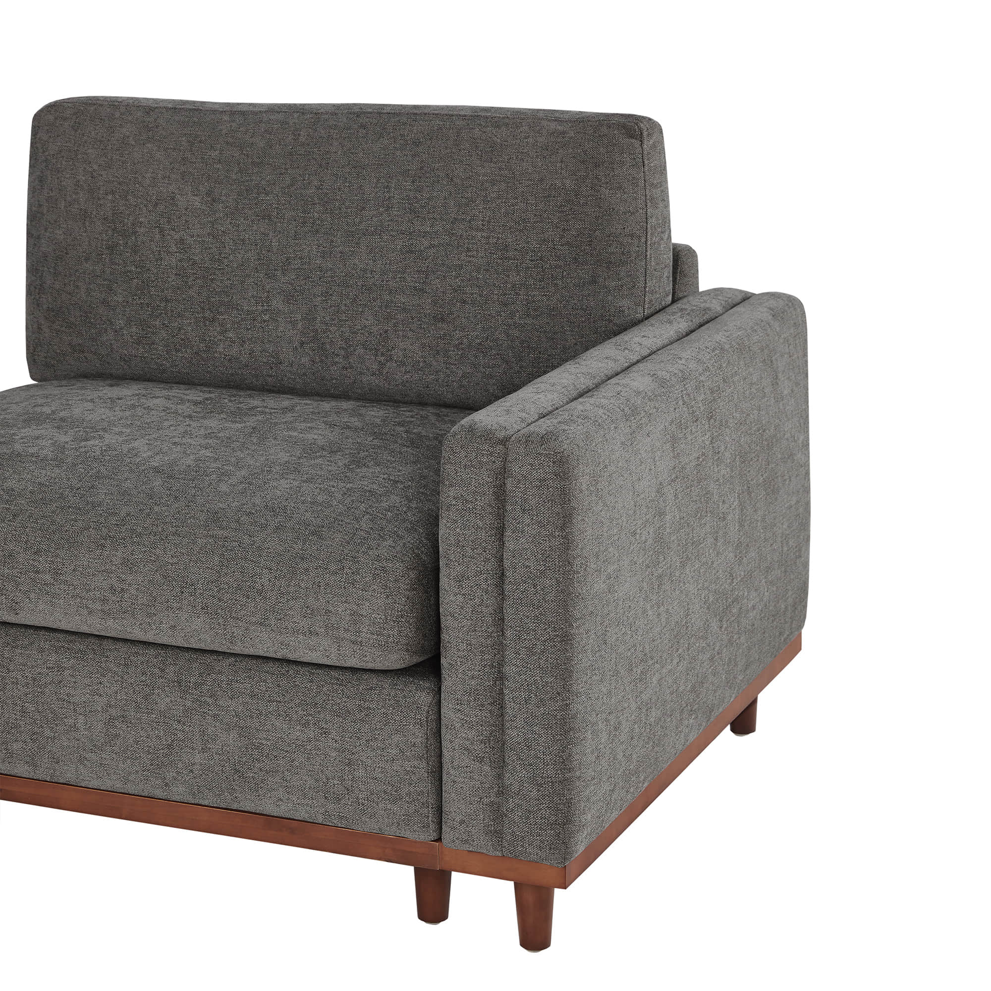Liam 6-Piece Overstuffed Feather Wood Base Sectional Sofa - Image 44