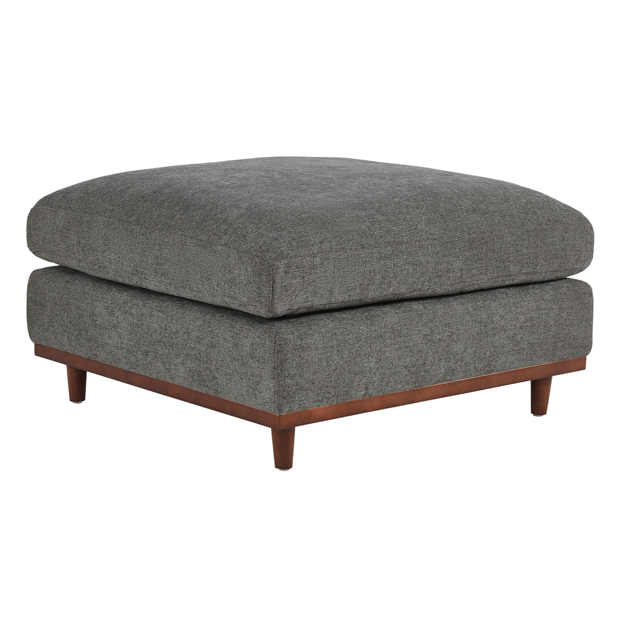 Liam Overstuffed Feather Ottoman - Image 5