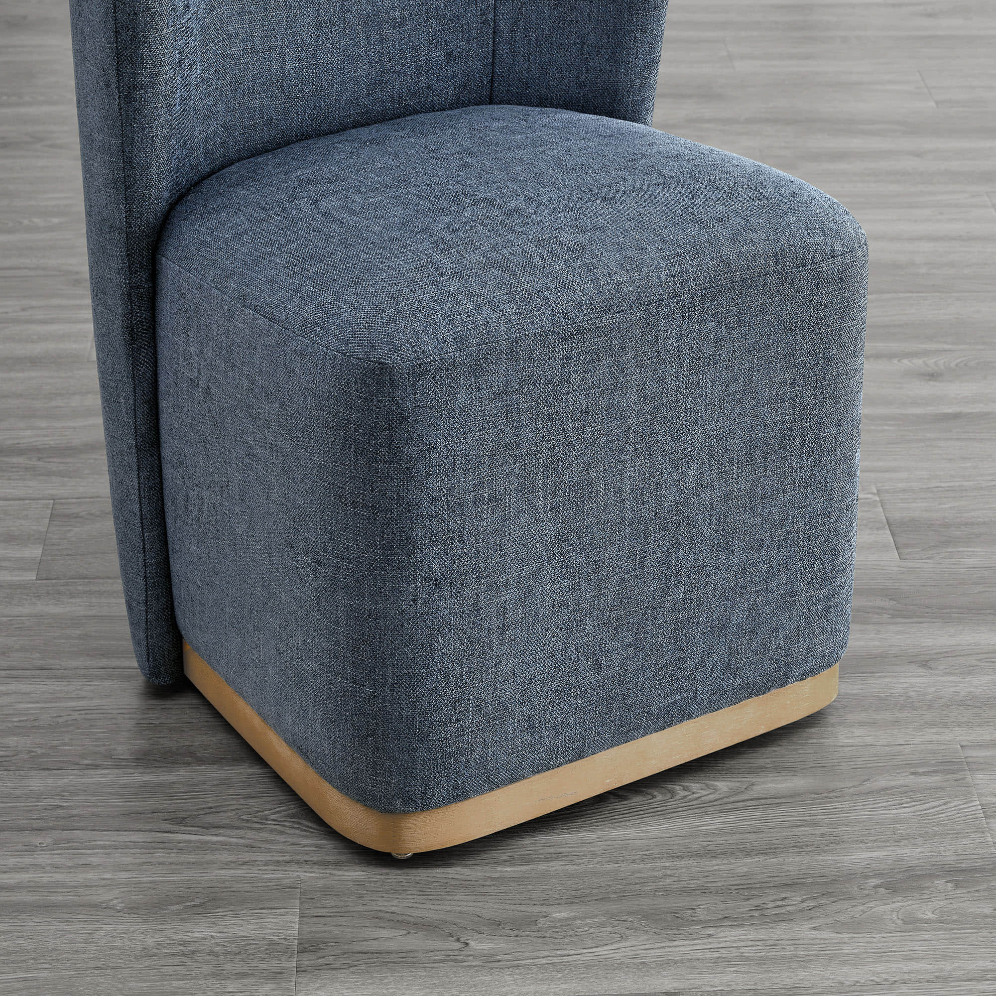 Lilibet Wingback Rolling Dining Chair With Casters - Image 46