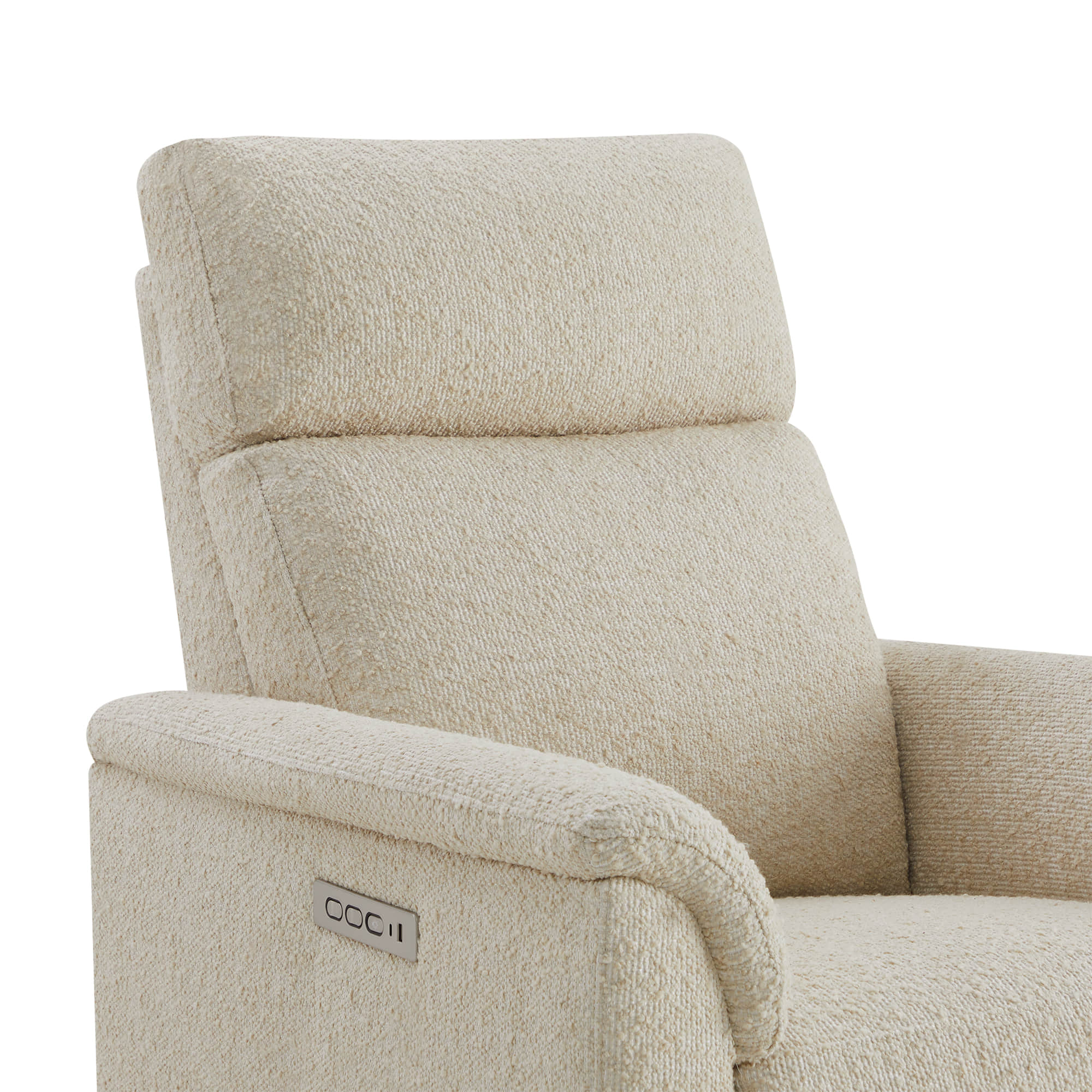 Lulla Power Swivel Nursery Glider Recliner with Power Headrest and Nightlight - Image 13