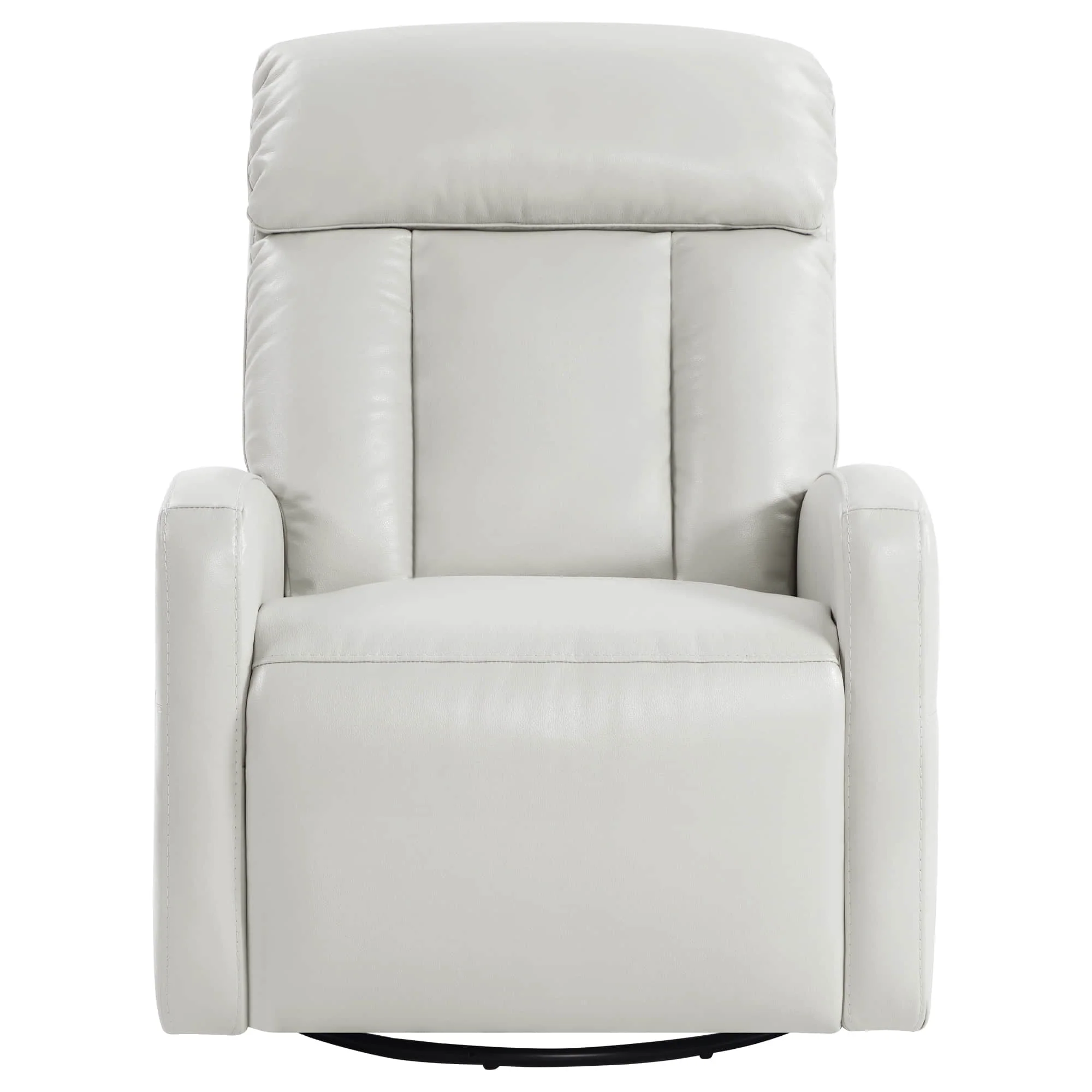 Maxwell Genuine Leather Swivel Glider Recliner with Power Lumbar&Headrest - Image 30