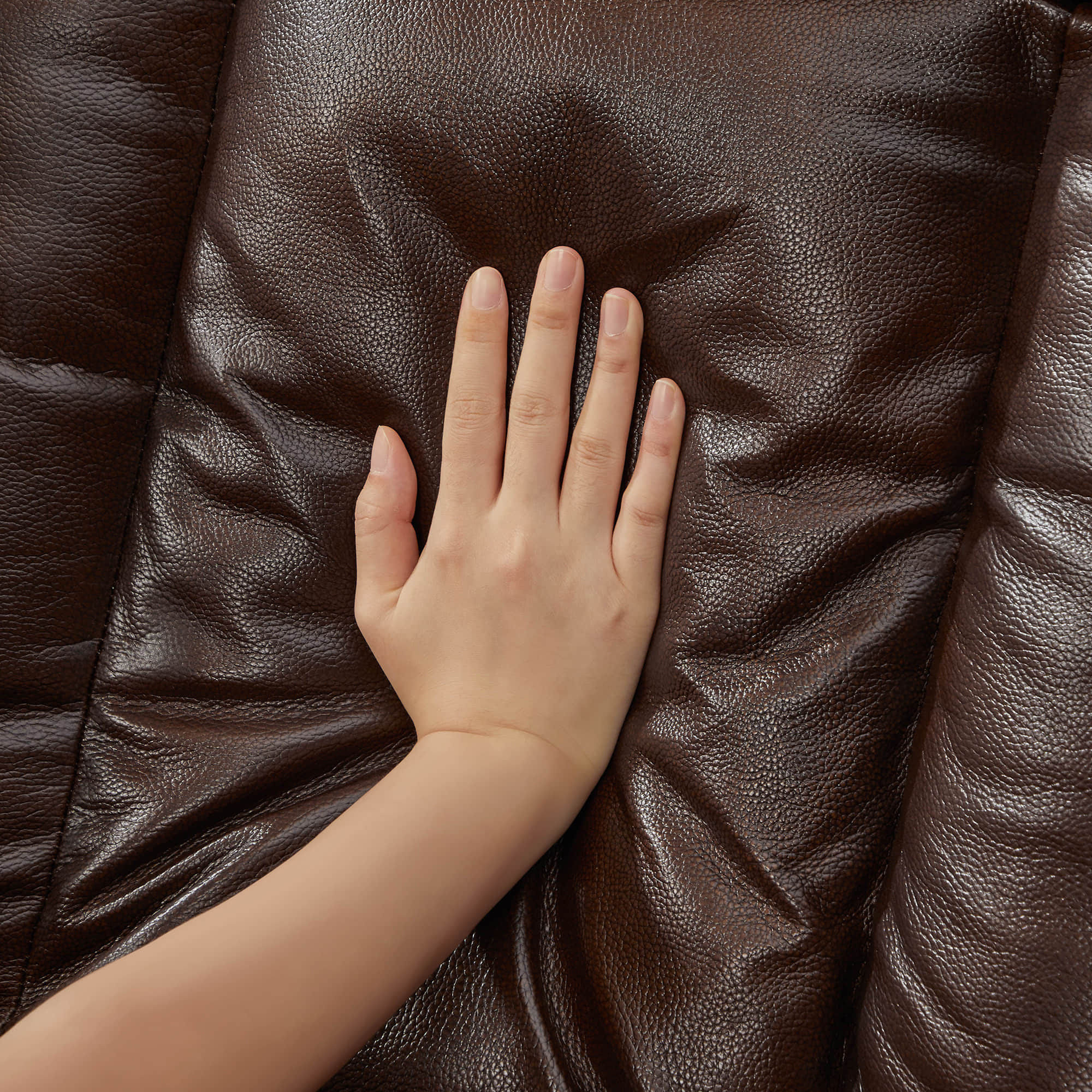Maxwell Genuine Leather Swivel Glider Recliner with Power Lumbar&Headrest - Image 58