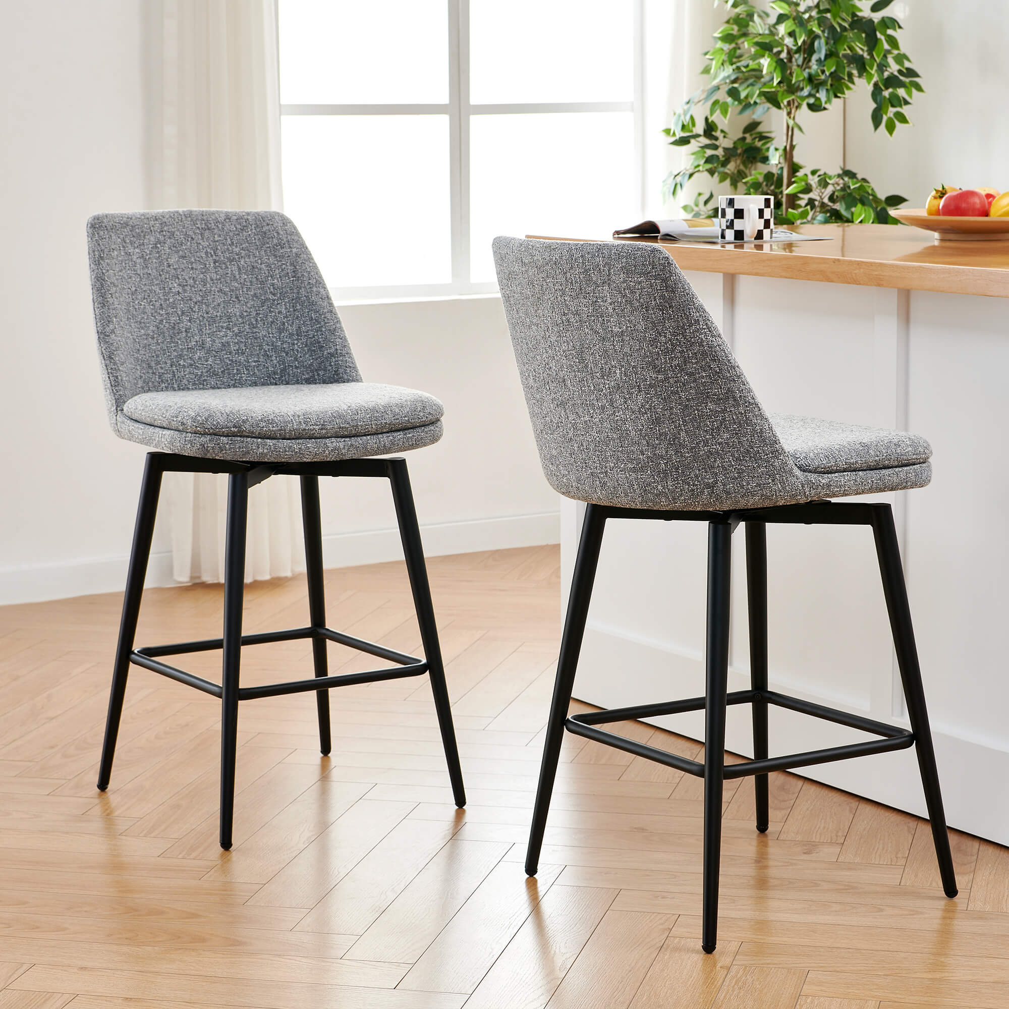 Eli Swivel Bar & Counter Stool - Image 21