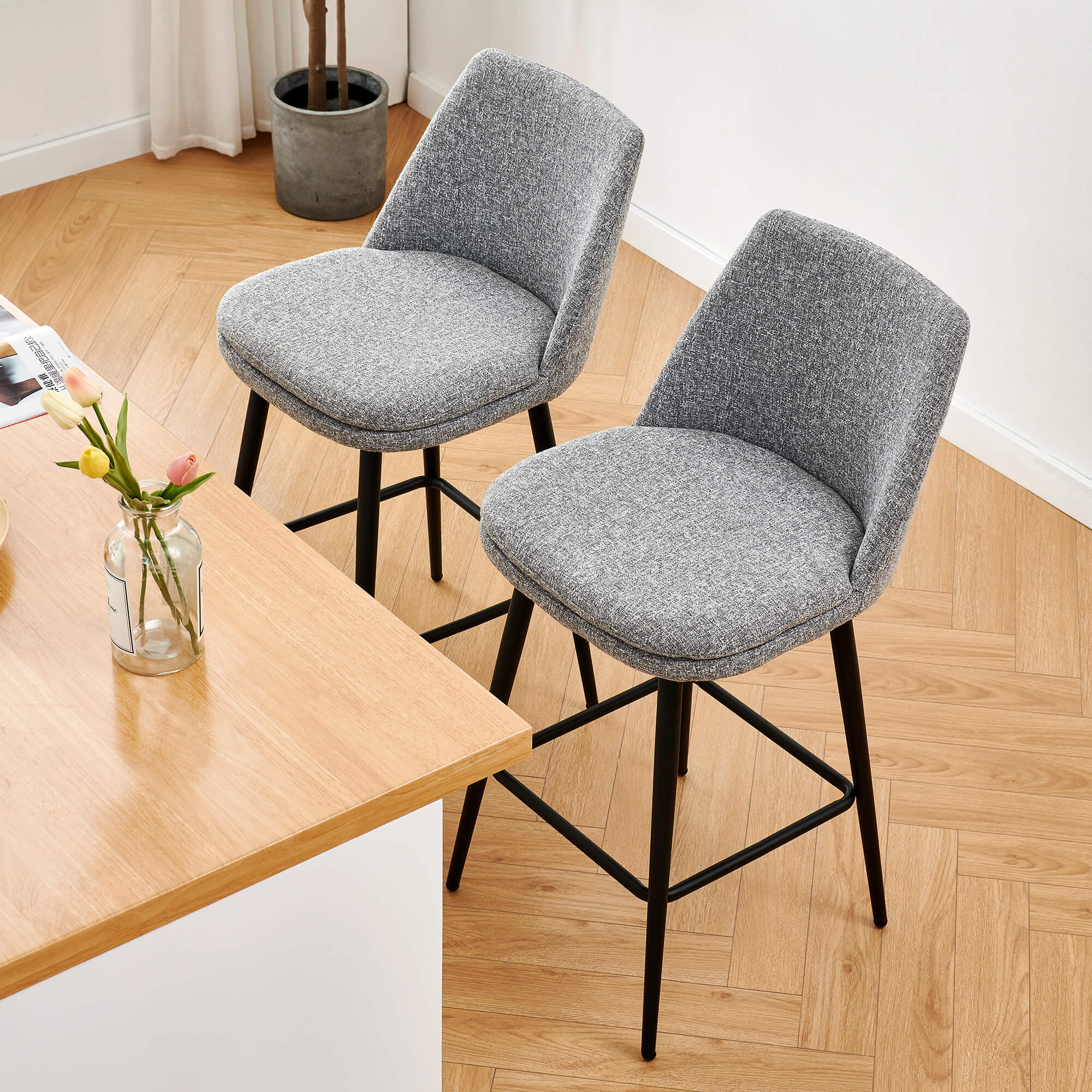 Eli Swivel Bar & Counter Stool - Image 22