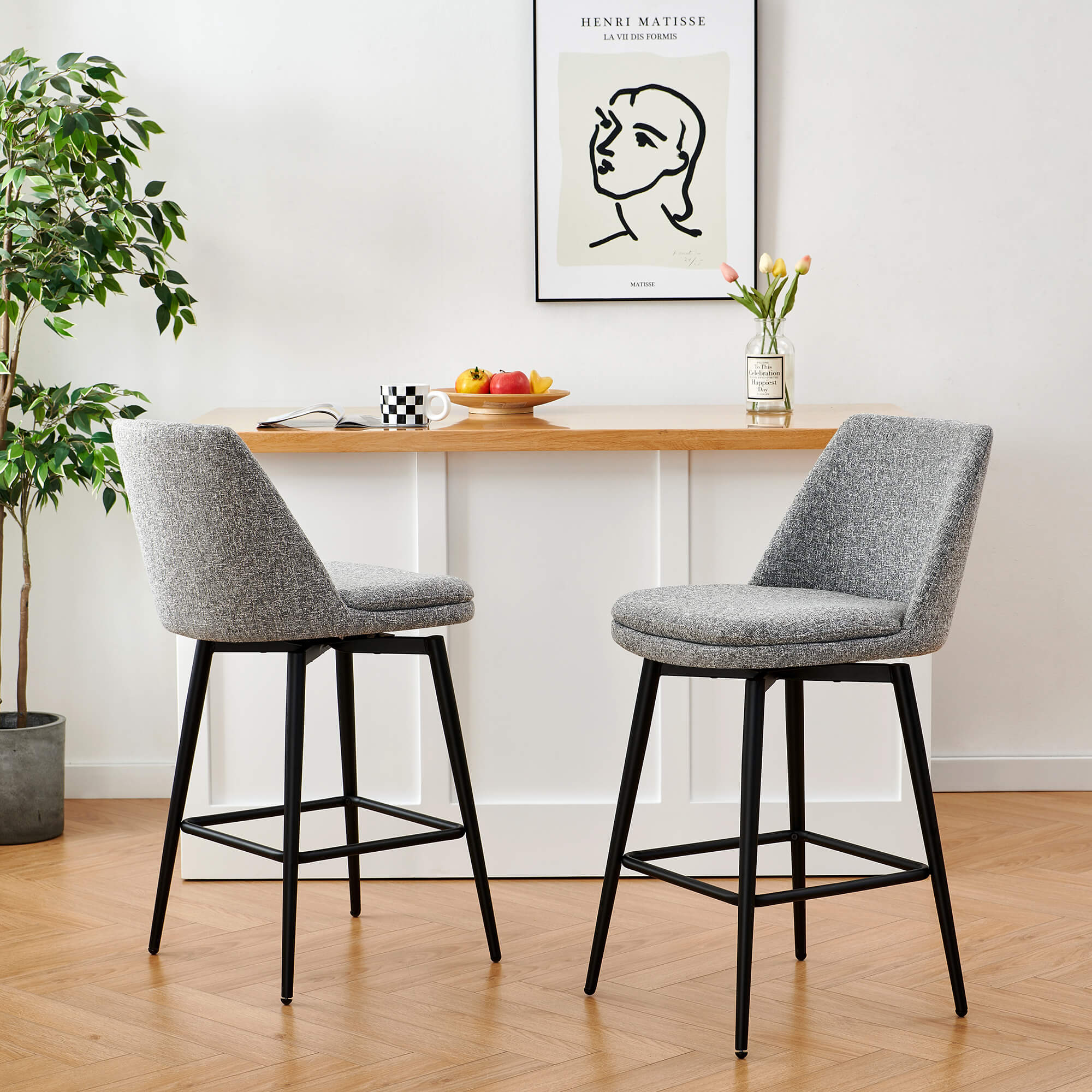 Eli Swivel Bar & Counter Stool - Image 23