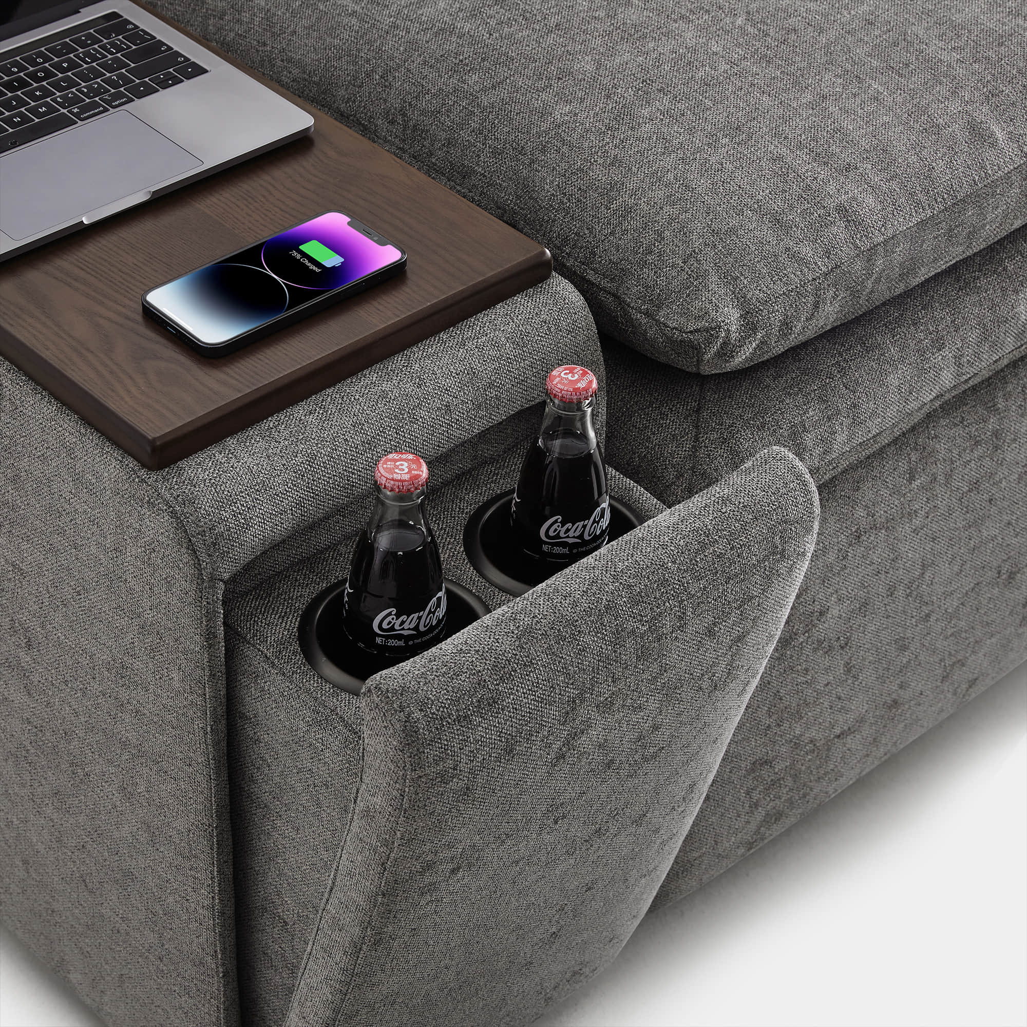 Ohana 2-Seat Zero Gravity Modular Reclining Sofa - Image 56