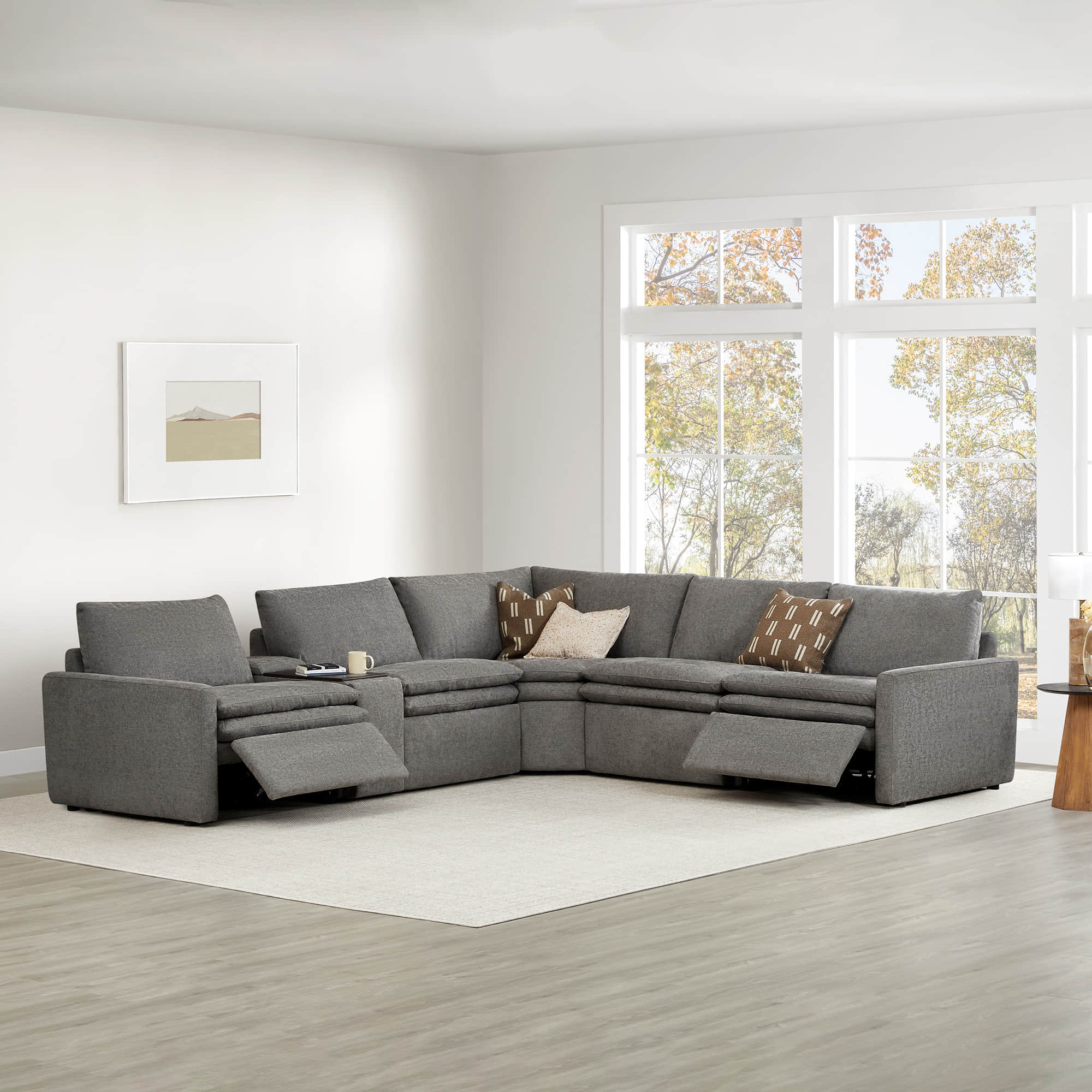 Ohana 5-Seat Zero Gravity Modular Reclining Sofa - Image 74