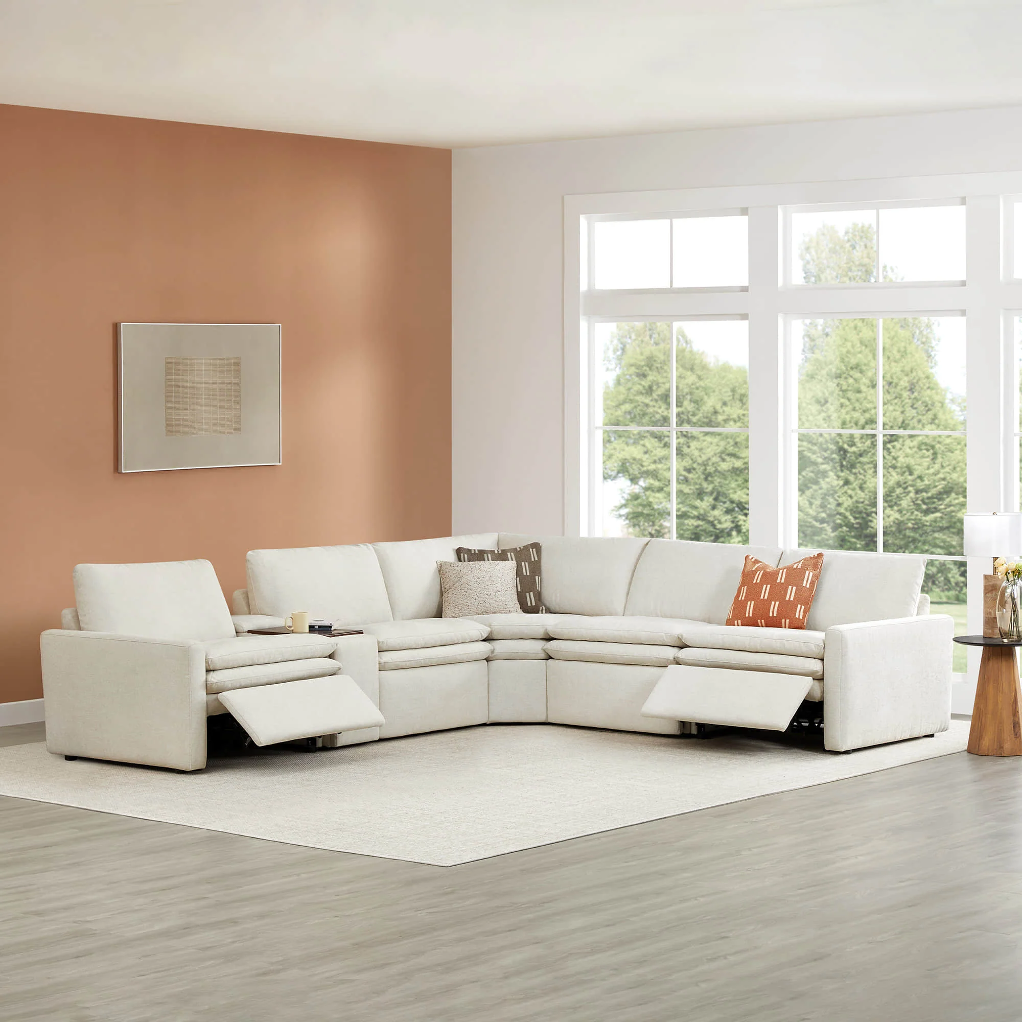 Ohana 5-Seat Zero Gravity Modular Reclining Sofa - Image 80