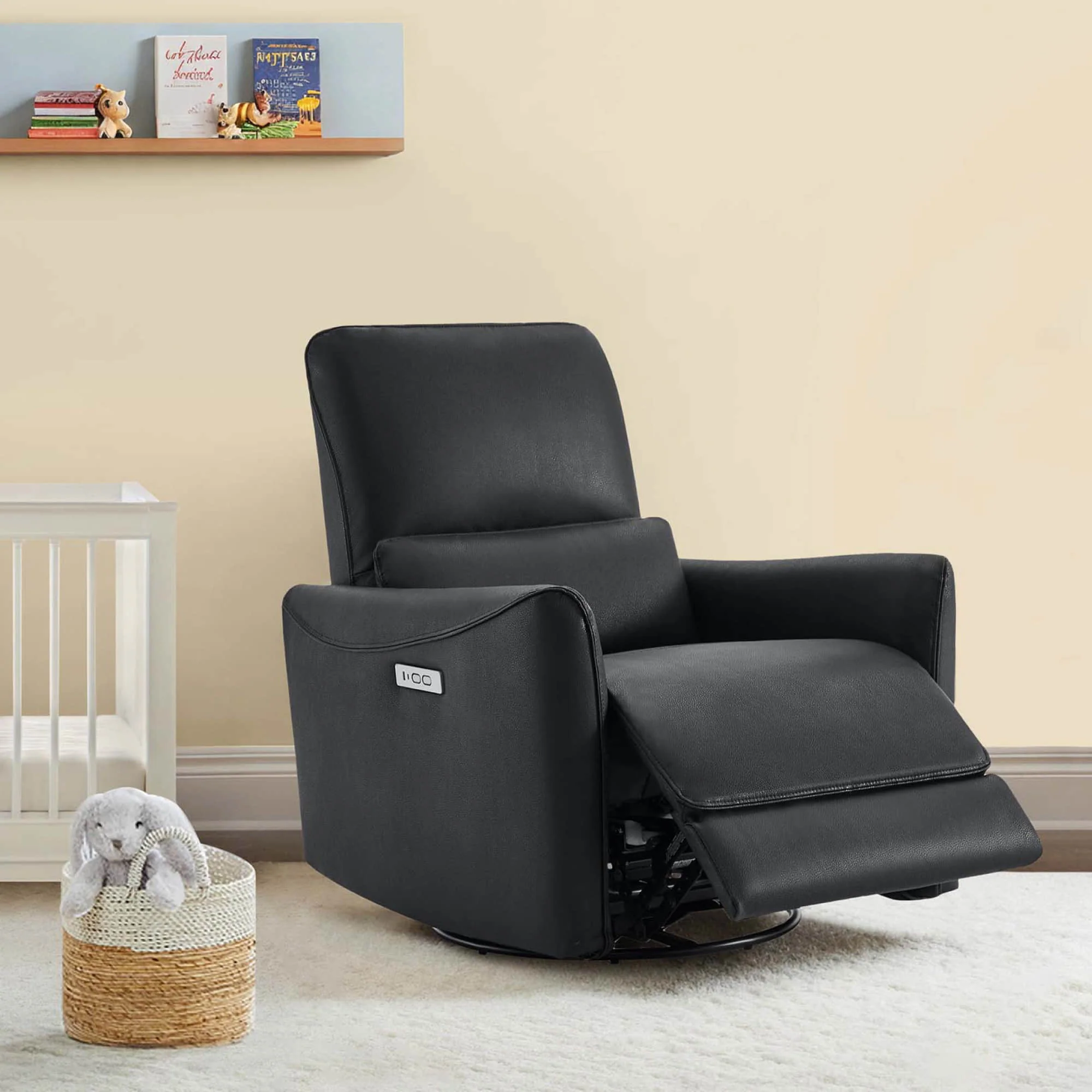 Tracee Power Swivel Nursery Glider Recliner - Image 27