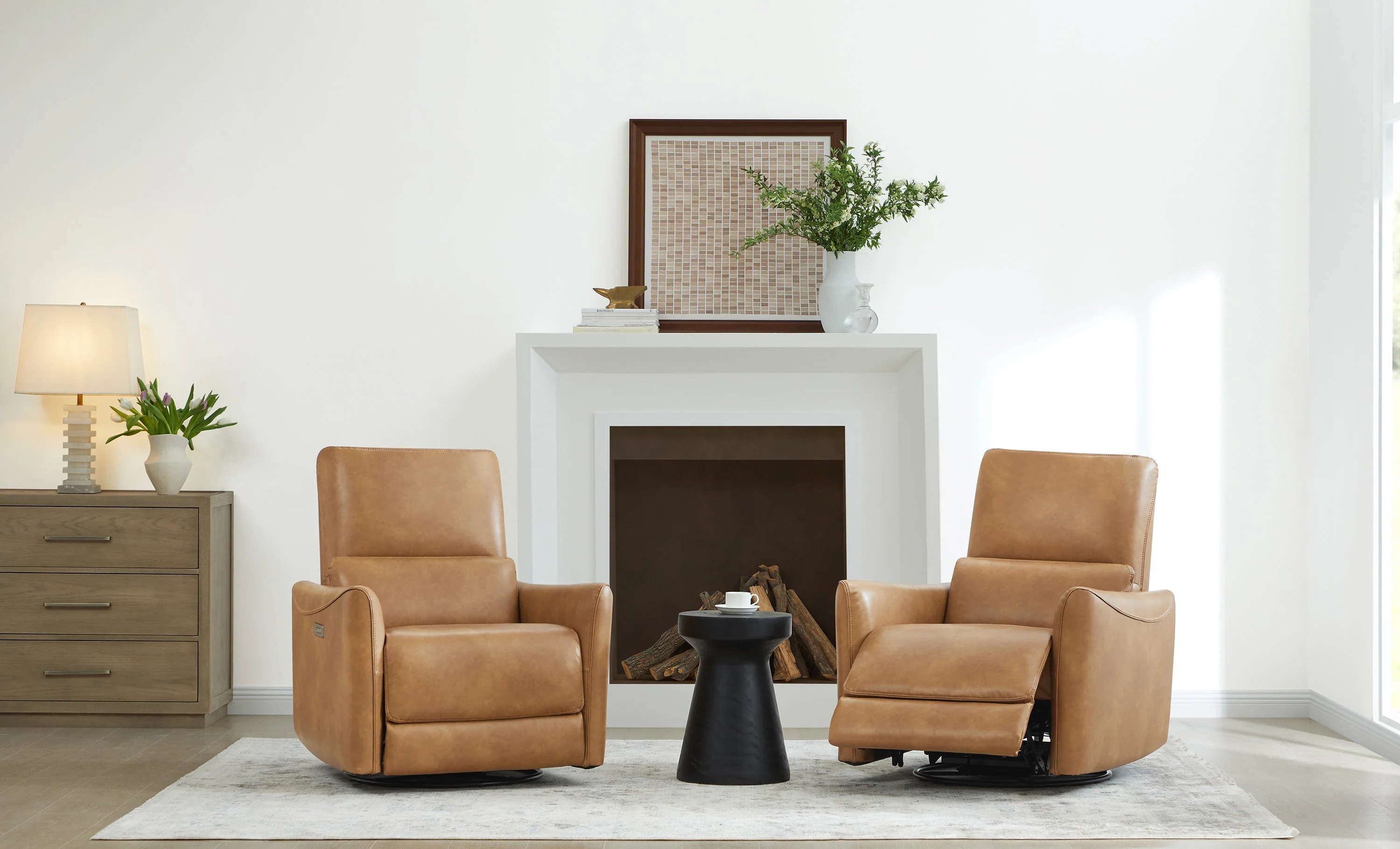 Tracee Power Swivel Nursery Glider Recliner - Image 9