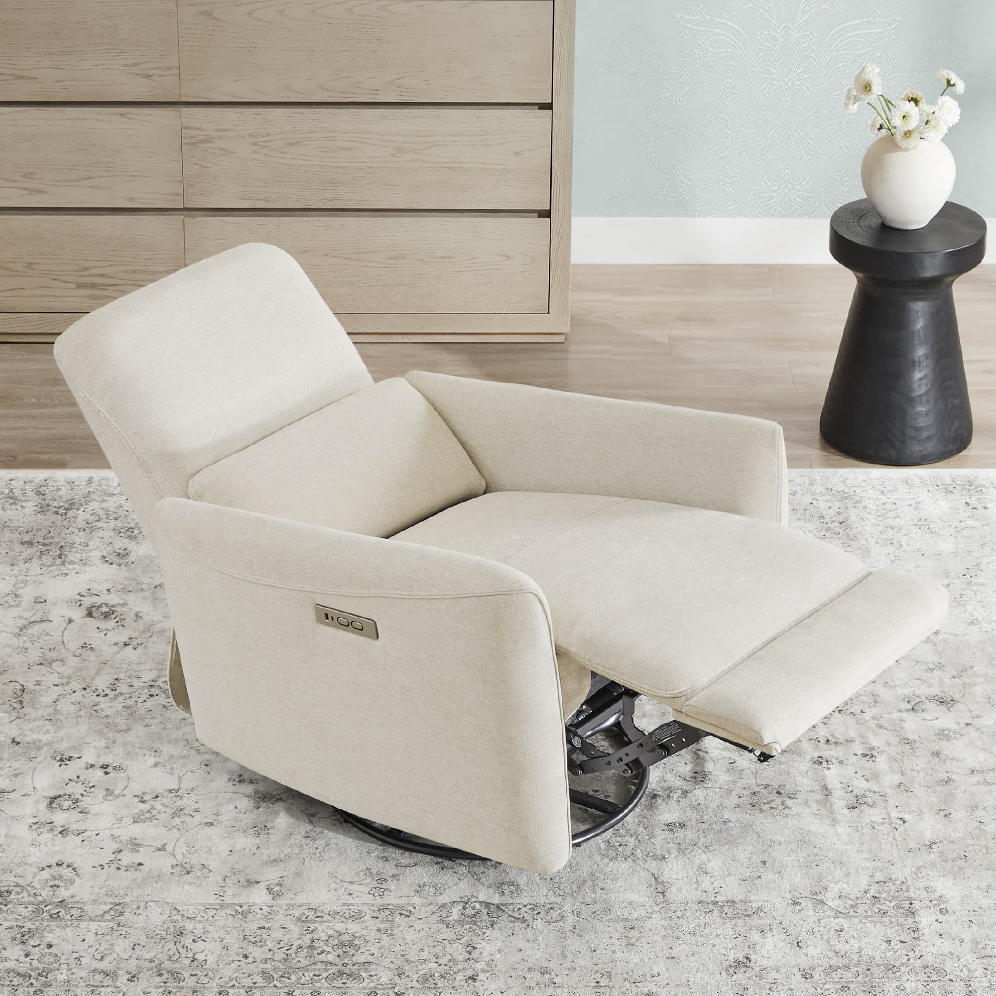 Tracee Power Swivel Nursery Glider Recliner - Image 97