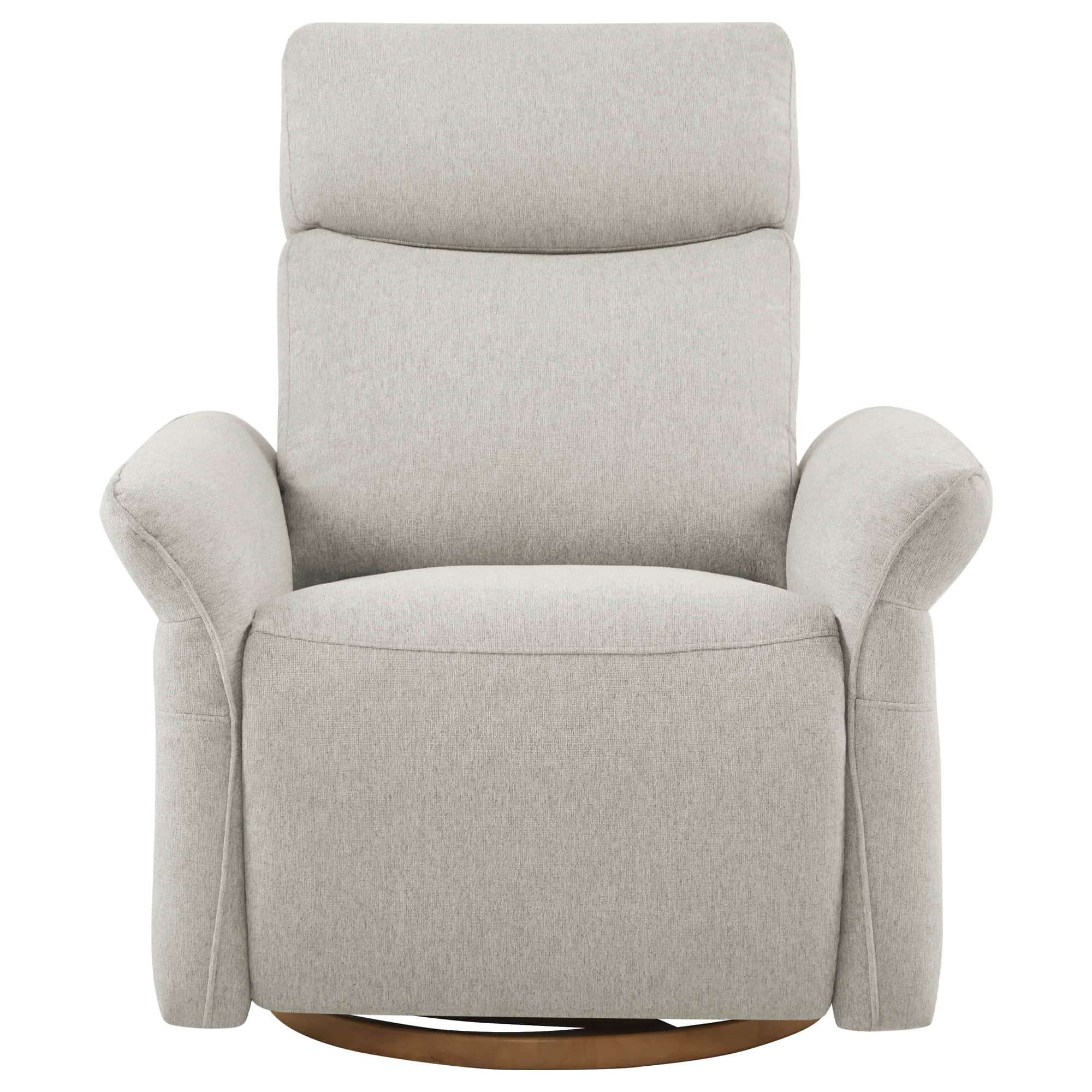Vinca Modern Power Swivel Glider Recliner with Power Lumbar & Headrest - Image 10