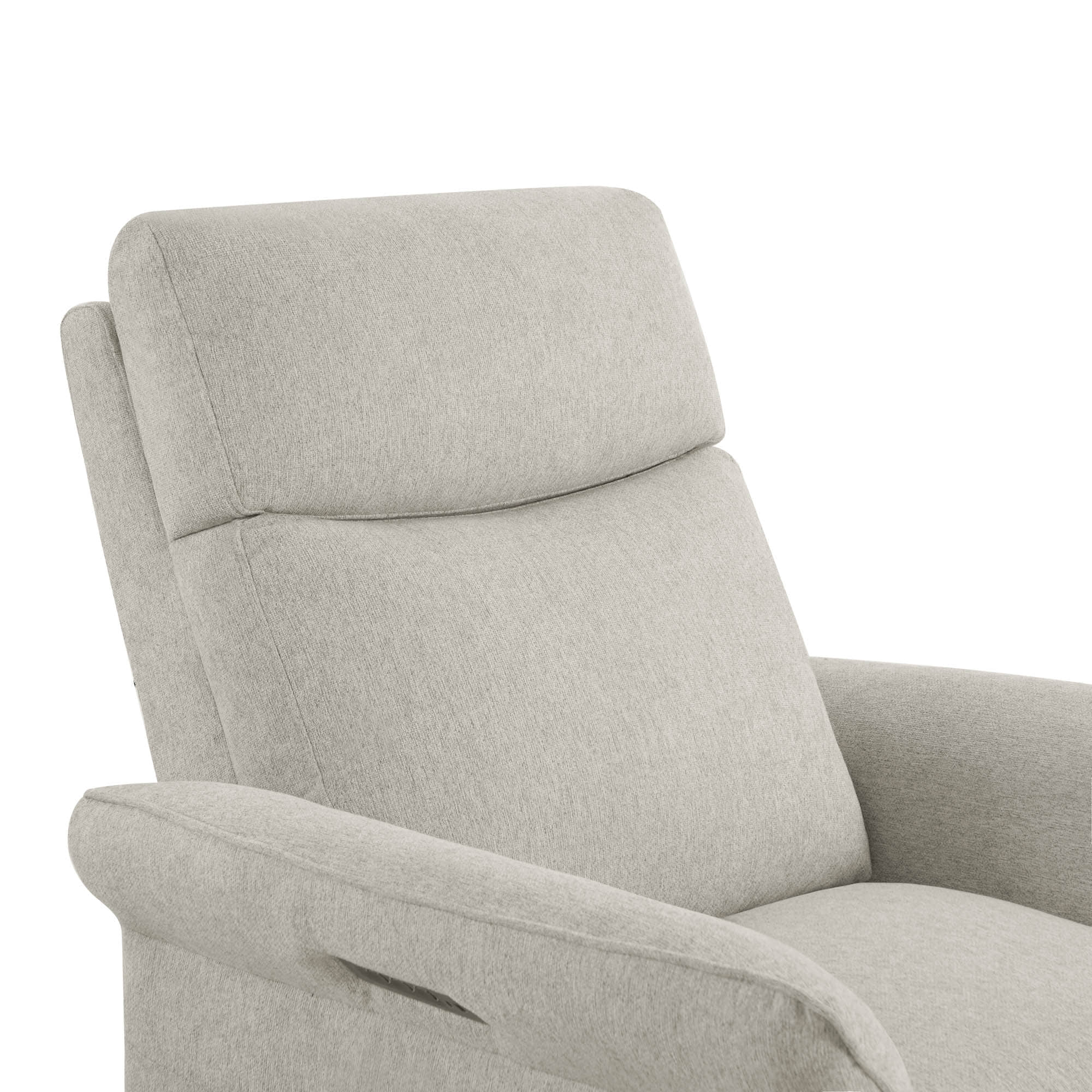 Vinca Modern Power Swivel Glider Recliner with Power Lumbar & Headrest - Image 16