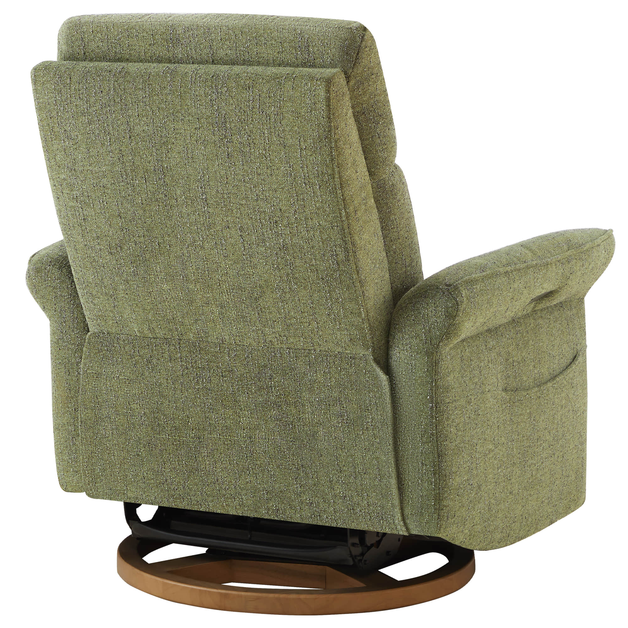 Vinca Modern Power Swivel Glider Recliner with Power Lumbar & Headrest - Image 51
