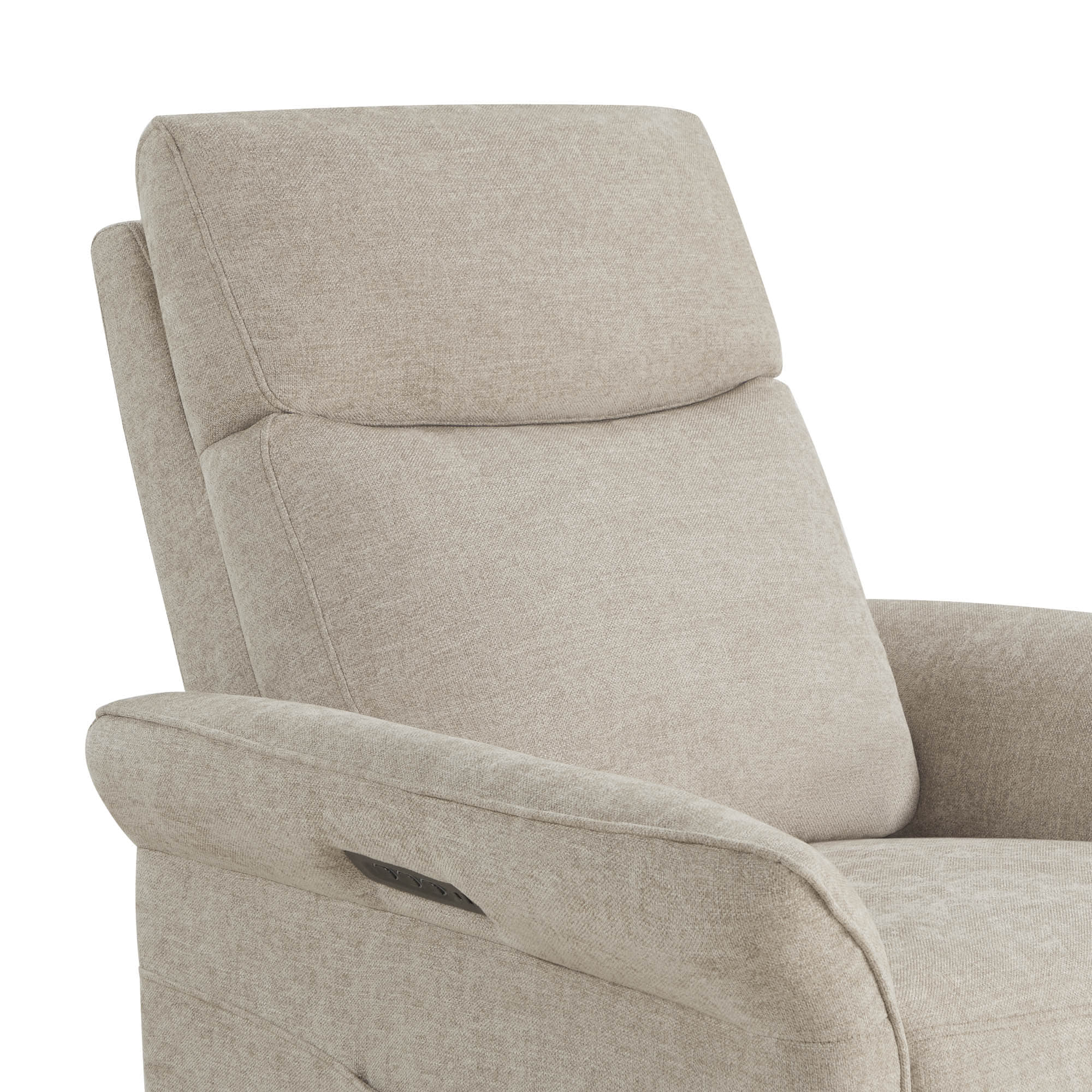 Vinca Power Swivel Nursery Glider Recliner with Power Lumbar & Headrest - Image 26