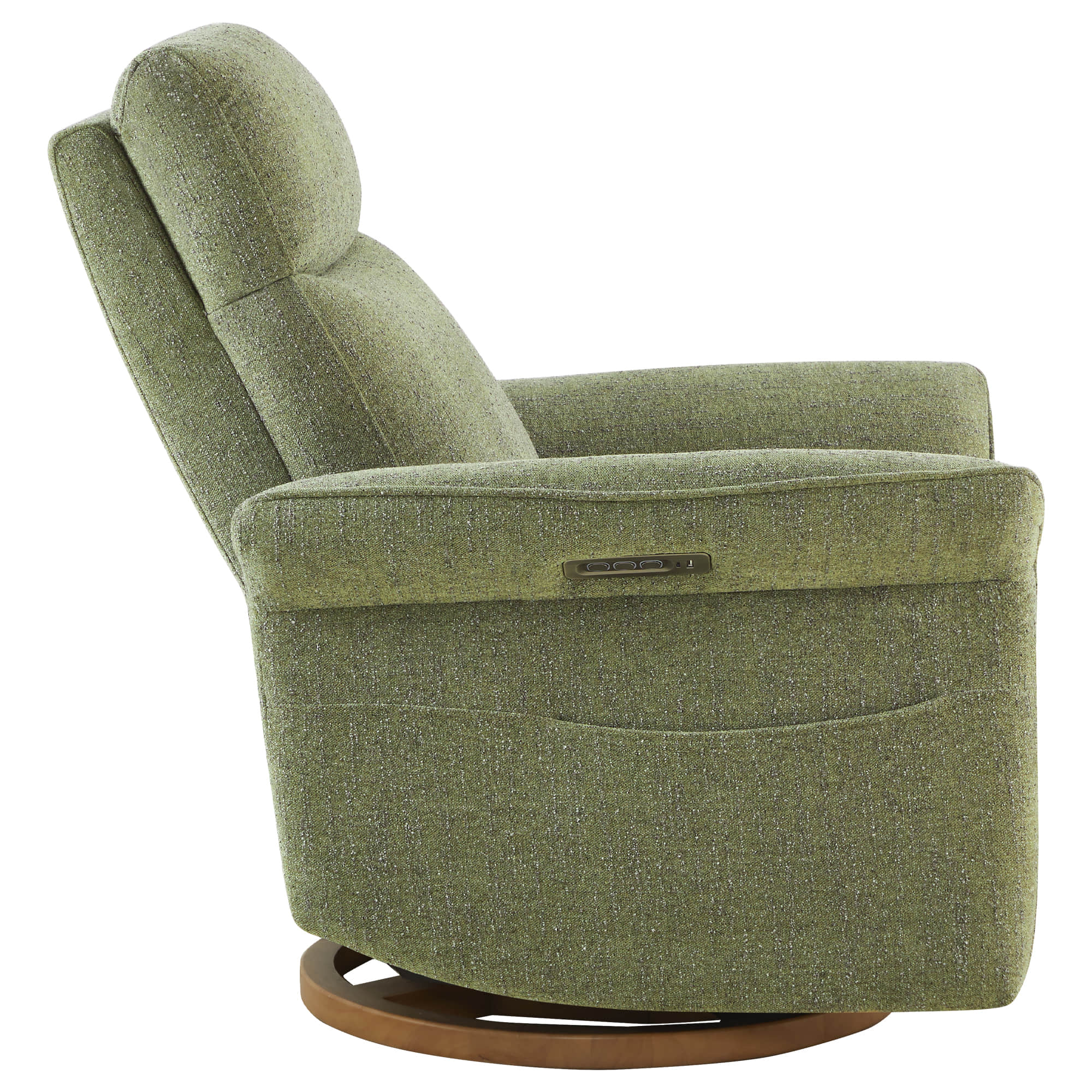 Vinca Power Swivel Nursery Glider Recliner with Power Lumbar & Headrest - Image 45
