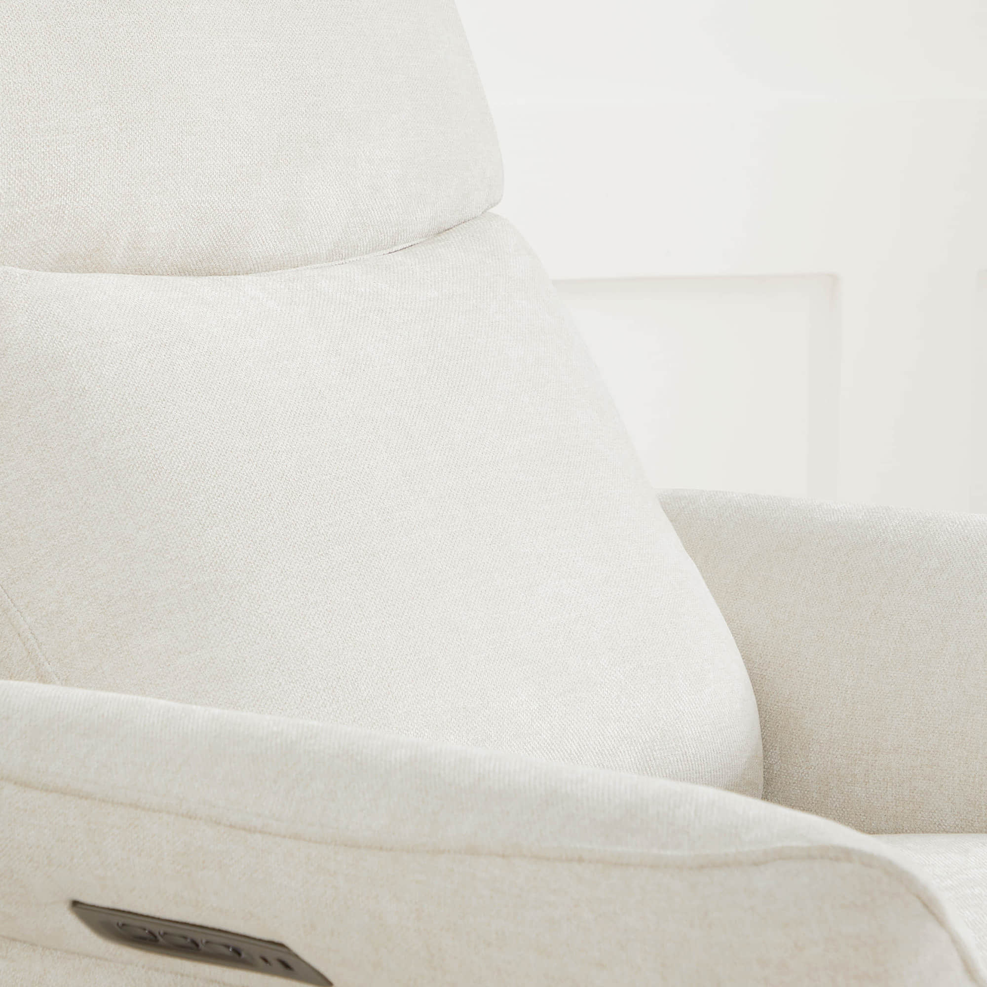 Vinca Power Swivel Nursery Glider Recliner with Power Lumbar & Headrest - Image 58