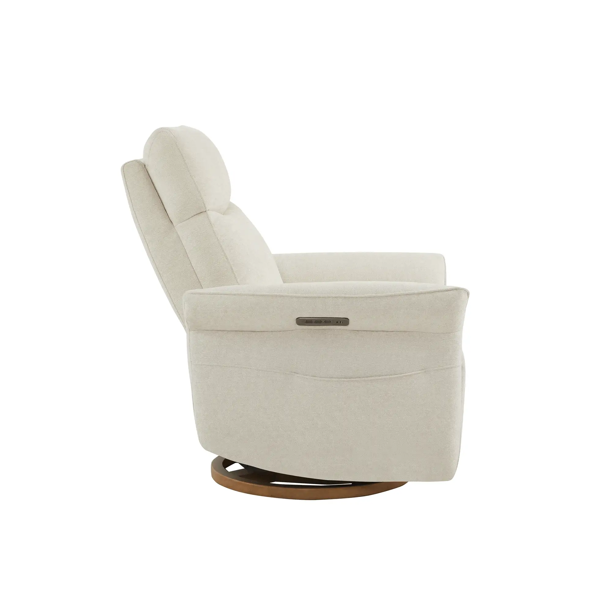 Vinca Power Swivel Nursery Glider Recliner with Power Lumbar & Headrest - Image 76